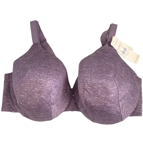NWT! Cacique Full Coverage Back Smoother Bra Purple Size 36D - Picture 1 of 7
